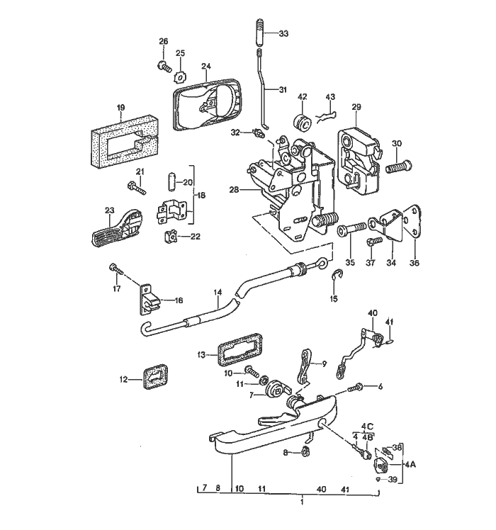 Door Lock Parts